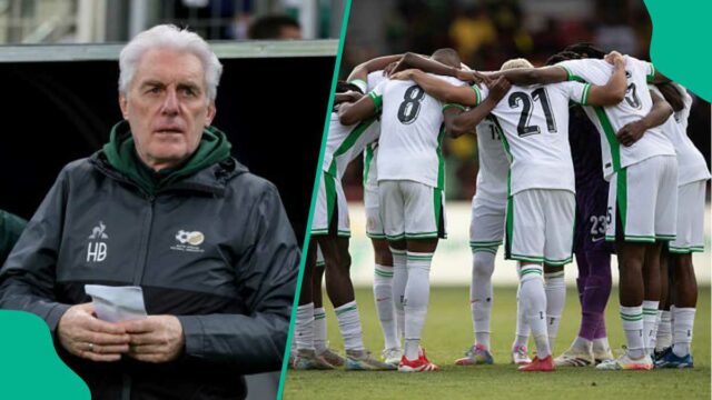 "Vamos nos qualificar sobre a Nigéria": o treinador da África do Sul se orgulha antes de 2026 WCQ contra o Super Eagles

