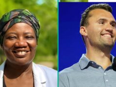 Veja a foto que essa senhora tirou com Charlie Kirk em 2020 Veja a foto que essa senhora tirou com Charlie Kirk em 2020