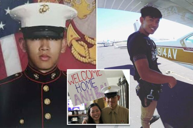 Veterano marinho encontrado morto a tiros no lado da Texas Road após o turno do Uber

