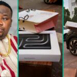 Vídeo: Cubana Chief -Priest Gifts Son MacBook Pro depois que seu jovem quebrou quebrou o laptop
