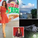 Vídeo mostra o avião caindo no chão, matando o apresentador de TV mexicano fazendo uma aula de vôo