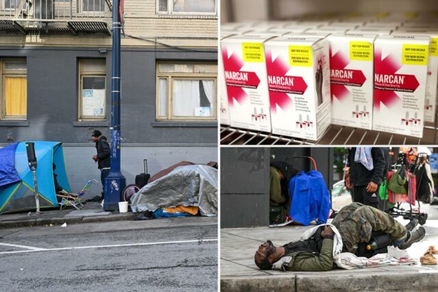 Vigilantes de São Francisco pulverizando Narcan em pessoas sem -teto inocentes: 'Nova estratégia para mover os vagabundos para fora do seu caminho'

