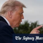 'Você está machucando a Austrália': Trump ameaça o jornalista da ABC em um confronto extraordinário
