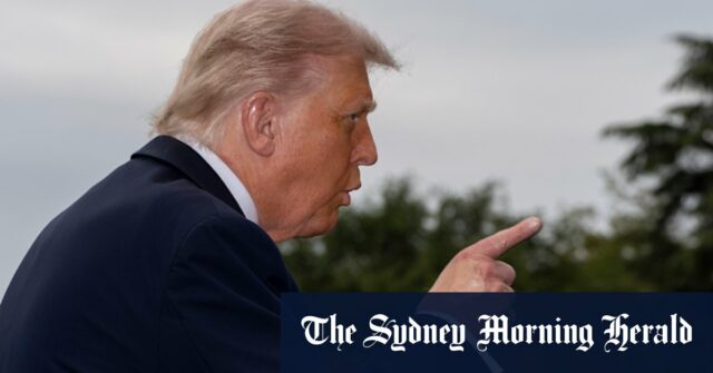 'Você está machucando a Austrália': Trump ameaça o jornalista da ABC em um confronto extraordinário

