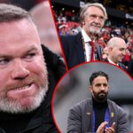 O Manchester United e a lenda da Inglaterra Wayne Rooney durante a partida da Liga dos Campeões entre Liverpool e Paris Saint-Germain em Anfield em 2025 em Liverpool, Inglaterra.