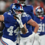 Web Cam Skattebo Lone Bright Place na perda de Giants para Chiefs