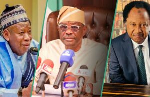 Wike bate finas n5m em Ganduje, Oynlola, Shehu Sani, outros, a razão surge Wike bate finas n5m em Ganduje, Oynlola, Shehu Sani, outros, a razão surge