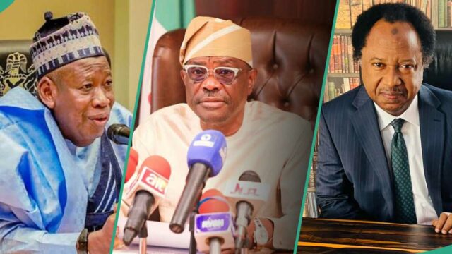 Wike bate finas n5m em Ganduje, Oynlola, Shehu Sani, outros, a razão surge

