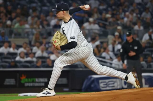 Will Warren conquistou sua nona vitória da temporada na vitória dos Yankees por 8 a 4 sobre os Orioles em 26 de setembro de 2025.