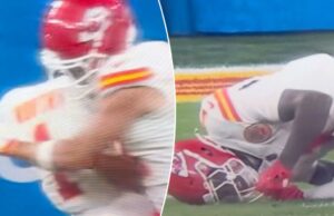 Xavier digno de Chiefs sai com lesão após colisão brutal com Travis Kelce Travis Kelce colidiu com Xavier Worthy no primeiro trimestre na noite de sexta -feira.