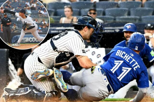 Yankees finalmente descobre como vencer o Blue Jays após um longo atraso na chuva, polegada mais perto de Al East Chase

