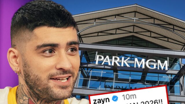 Zayn Malik Park MGM Tour Getty 2