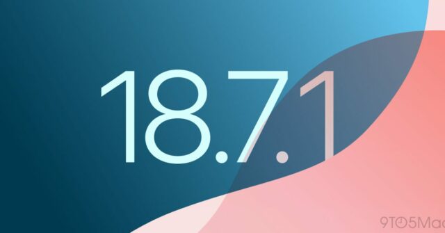 iPhone 18.7.1 atualmente disponível para o Apple iPhone, abaixo do que é novo 

