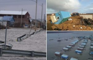 1 morto, 51 resgatados enquanto comunidades do oeste do Alasca são devastadas pelas enchentes causadas pelo tufão 1 morto, 51 resgatados enquanto comunidades do oeste do Alasca são devastadas pelas enchentes causadas pelo tufão