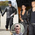 Romeo Beckham e Kim Turnbull de mãos dadas em Paris depois de reacender o romance enquanto o drama do Brooklyn se intensifica