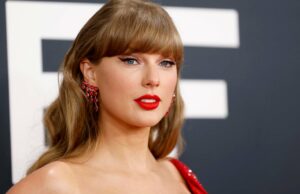 A Celebração de A Showgirl, de Taylor Swift, vai para US $ 33 milhões no final de semana do fim de semana Taylor Swift participa do 67º Grammy Awards em Los Angeles. (Crédito: Frazer Harrison/Getty Images)