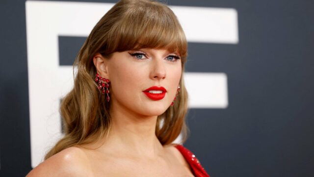 Taylor Swift participa do 67º Grammy Awards em Los Angeles. (Crédito: Frazer Harrison/Getty Images)