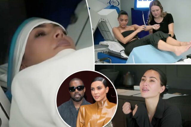 A chorosa Kim Kardashian recebe um diagnóstico médico chocante durante uma tomografia cerebral – e culpa o ex Kanye West

