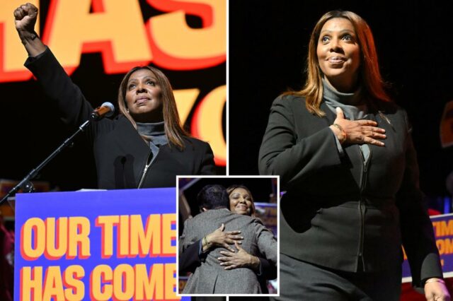 A combatida NY AG Letitia James desafiadora na primeira aparição desde a acusação: 'Não vou me curvar!' 

