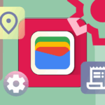 Google Wallet aberta em um smartphone Google Pixel sobre um cartão Visa preto.