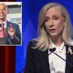 A democrata da Virgínia Abigail Spanberger se recusa repetidamente a responder a perguntas sobre o endosso de Jay Jones durante o debate para governador
