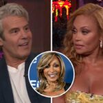 A estrela 'Rhop' Gizelle Bryant choca Andy Cohen em 'WWHL' com comentários sobre o peso de Karen Huger após a prisão
