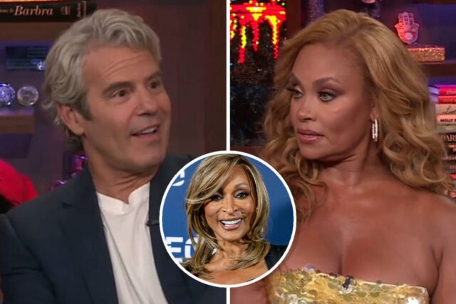A estrela 'Rhop' Gizelle Bryant choca Andy Cohen em 'WWHL' com comentários sobre o peso de Karen Huger após a prisão

