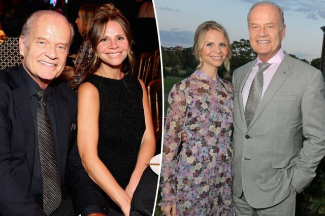 A estrela de 'Frasier' Kelsey Grammer dá as boas-vindas ao A estrela de 'Frasier' Kelsey Grammer dá as boas-vindas ao 8º filho aos 70 anos