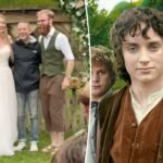 A estrela de 'O Senhor dos Anéis', Elijah Wood, invade o casamento do casal com tema Hobbit - no Condado!