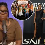 A ex-estrela do SNL Leslie Jones revela encontro tenso com o diretor 'um idiota' na festa do 'SNL 50': 'Tire sua maldita mão de cima de mim'