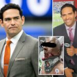 A ex-estrela dos Jets, Mark Sanchez, libertada do hospital, levada diretamente para a prisão após suposta agressão bêbada ao motorista de caminhão idoso