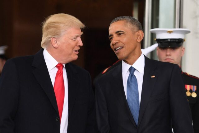 A favorabilidade de Barack Obama contrastava com a nova pesquisa de Donald Trump- nova pesquisa 

