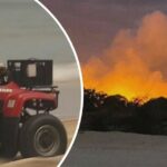 Moreton Island Bushfire