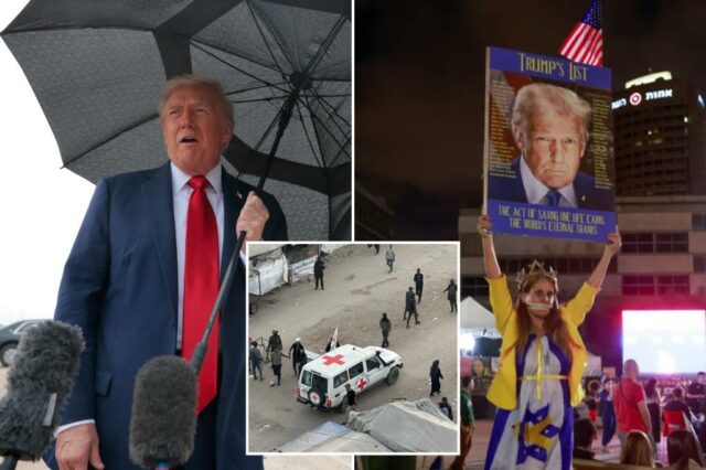 'A guerra acabou', declara Trump no Air Force One enquanto se dirige a Israel para libertar reféns

