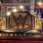 wwe headquarters with championship belt sculpture