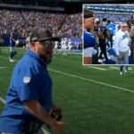 A reação desinibida de Brian Daboll após o primeiro touchdown do Jaxson Dart Giants: 'Esse é o nosso cara F -King!'