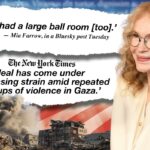 A semana em mentiras: Mia Farrow estabelece um novo ponto baixo na lógica sobre Trump e Hitler, o NY Times iguala Israel e Hamas NOVAMENTE e muito mais