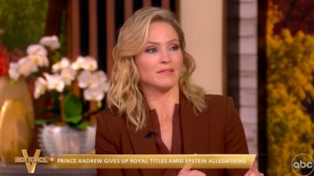 'A visão': Sara Haines afirma que 'o fogo deveria estar ardendo' em torno dos documentos de Epstein depois que o príncipe real Andrew renuncia aos títulos reais | 

