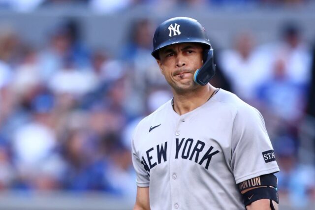 Aaron Court envia uma mensagem de 3 palavras sobre Giancarlo Stanton 'CHAMADA PELETEMENTO' 


