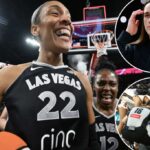 Aces Clip Caitlin Clark-Febre sem chegar às finais da WNBA vs. Mercury