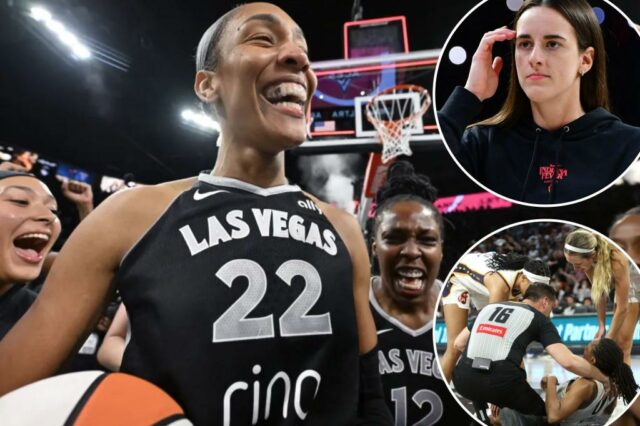 Aces Clip Caitlin Clark-Febre sem chegar às finais da WNBA vs. Mercury

