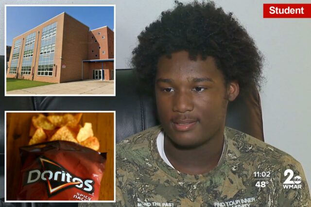 Adolescente é cercado por policiais armados quando o sistema de Adolescente é cercado por policiais armados quando o sistema de segurança de IA da escola confunde saco de Doritos com arma