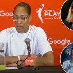 A'ja Wilson 'enojada' pelo comissário da WNBA Cathy Engelbert depois que Nafesa Collier vai queimado