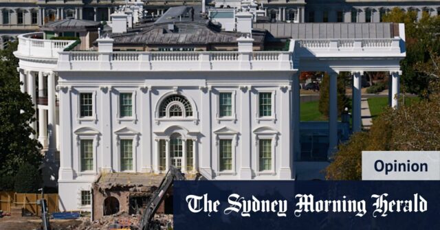 Ajuda! A blitz de salão de Trump está me transformando Ajuda! A blitz de salão de Trump está me transformando em um NIMBY