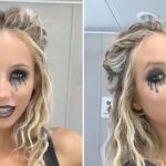 Alix Earle dá uma olhada em sua maquiagem de Halloween