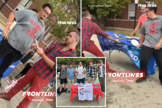 Aluno de pós-graduação da Illinois State University que virou a mesa da TPUSA foi demitido do cargo de assistente de ensino

