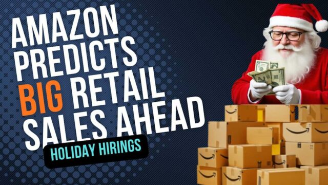 Amazon prevendo grandes vendas no varejo à frente 

