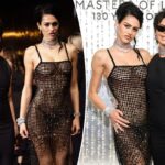 Amelia Gray Hamlin impressiona com um vestido totalmente transparente com a mãe Lisa Rinna no tapete vermelho Swarovski