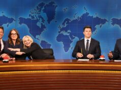 Amy Poehler e Tina Fey voltam ao ‘Saturday Evening Live’ para Cold Open SNL50 Especial de aniversário no sábado à noite ao vivo com tapete vermelho Chegada SNL 50