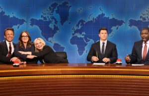 Amy Poehler e Tina Fey voltam ao ‘Saturday Evening Live’ para Cold Open SNL50 Especial de aniversário no sábado à noite ao vivo com tapete vermelho Chegada SNL 50